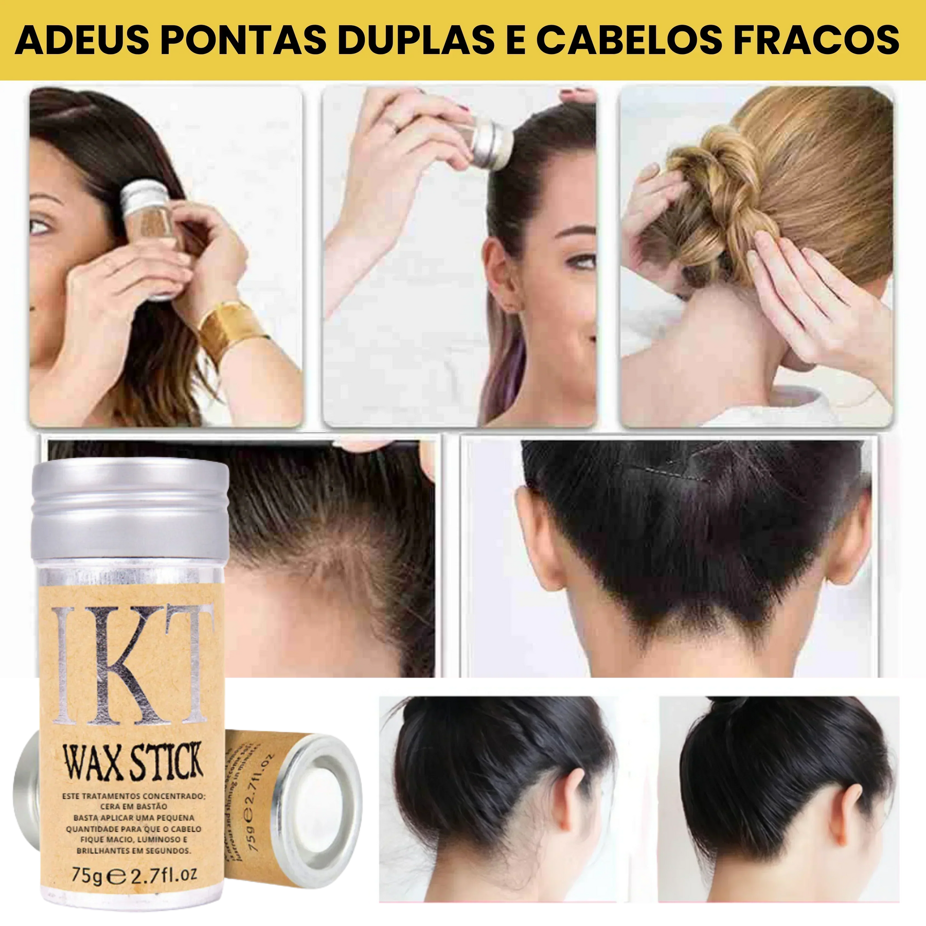 Controle Frizz e Modelagem Cera Bastão Bed Head