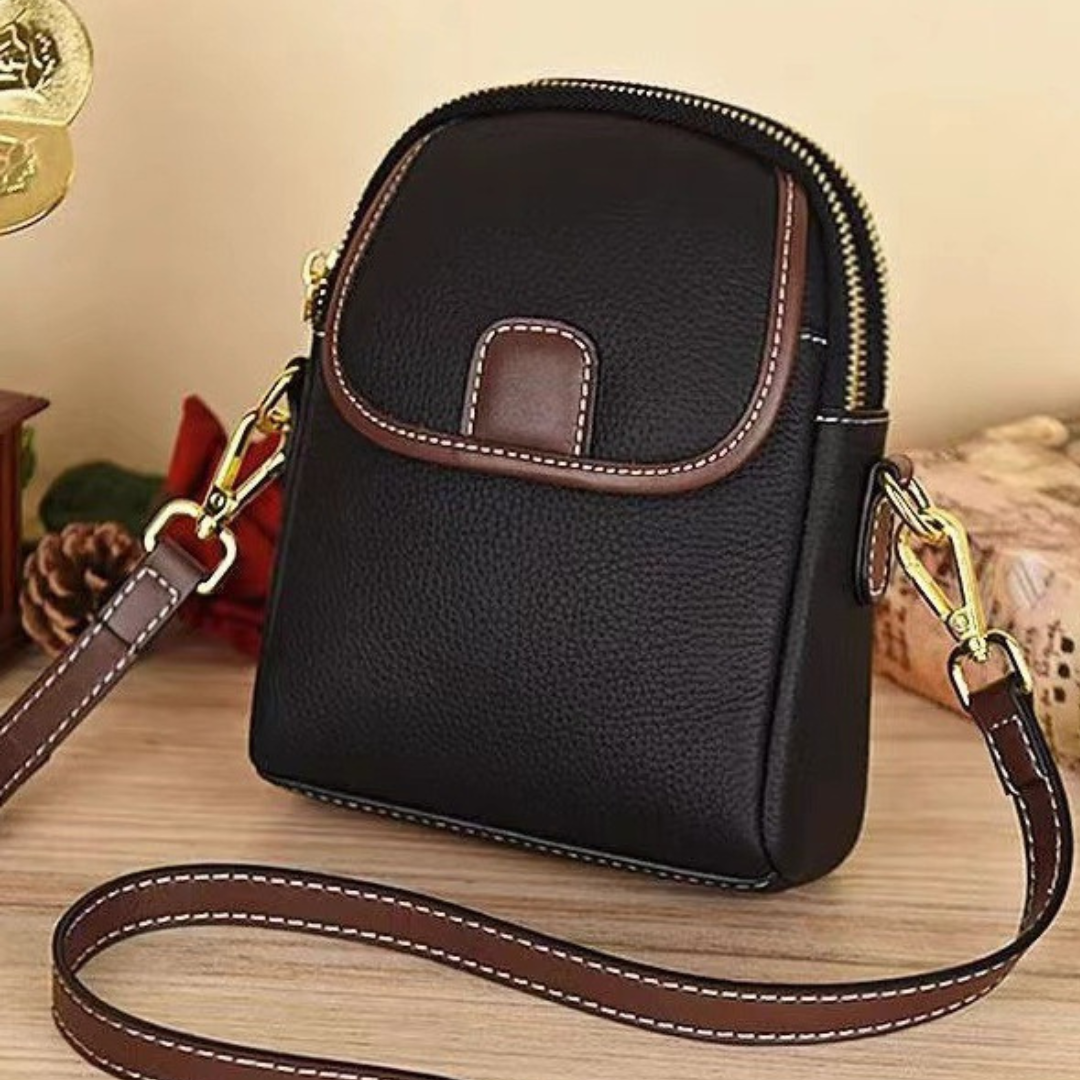 Bolsa Santorini Original: Feita em Couro