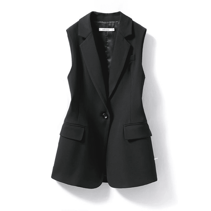 Blazer Feminino Sem Mangas - Modernidade e Luxo