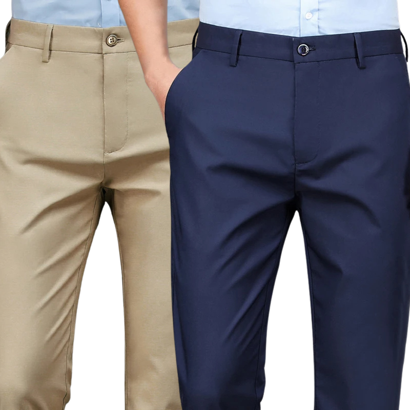 COMPRE 1 E LEVE 2 | Calça Social Clássica Alfaiataria Gentleman 2024 | Cinto Social Couro