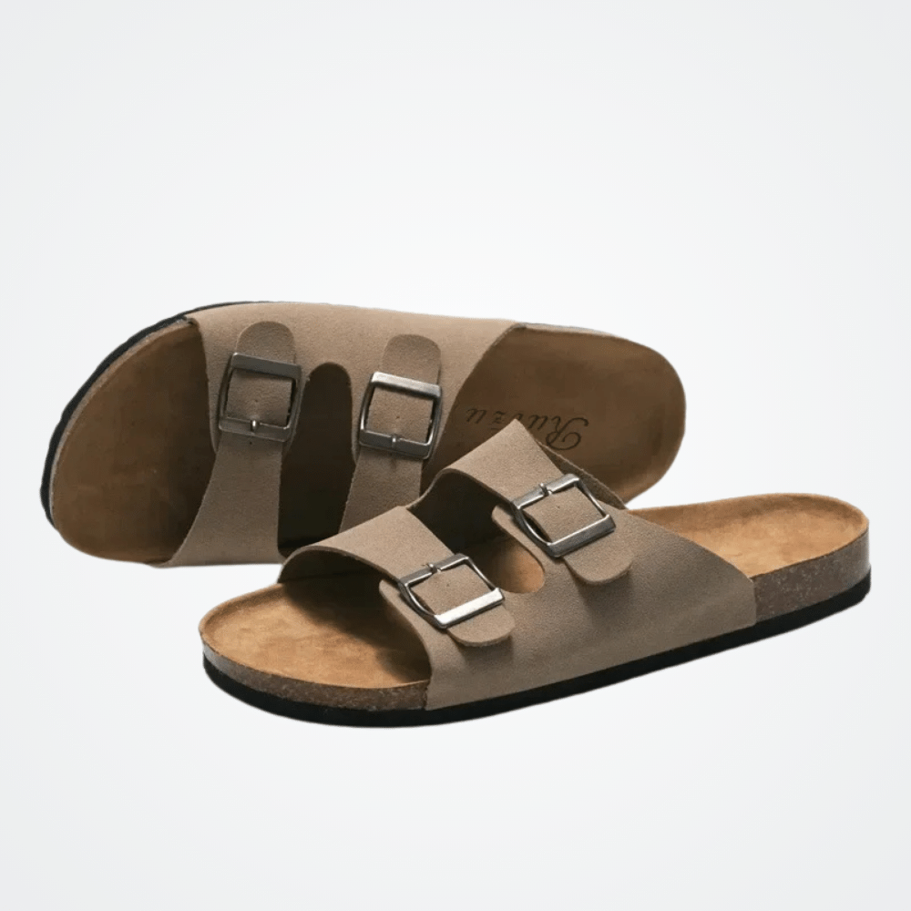 Sandália Birken Masculina de Couro Arizona