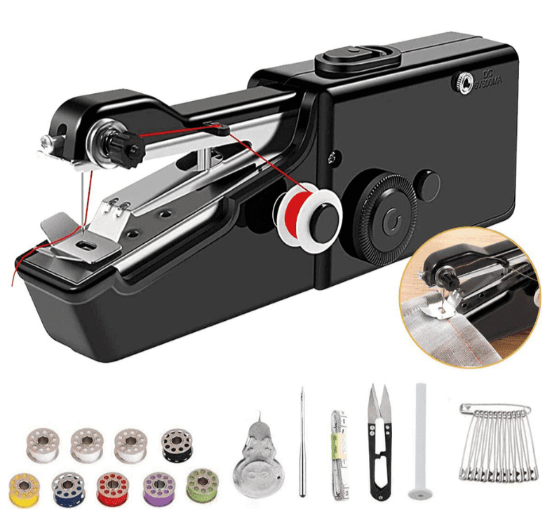 Máquina de Costura Portátil - Kit Completo