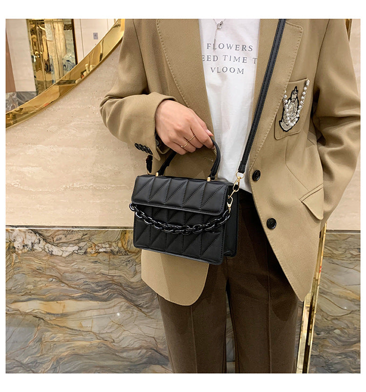 Bolsa de couro preta