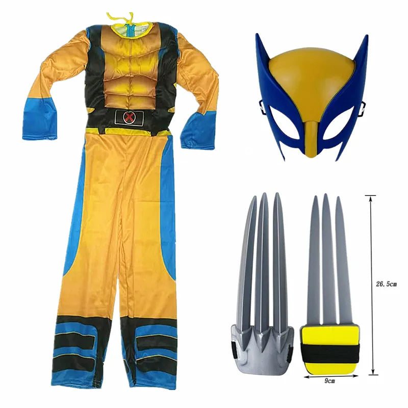 Fantasia Infantil Wolverine + Brindes Exclusivos