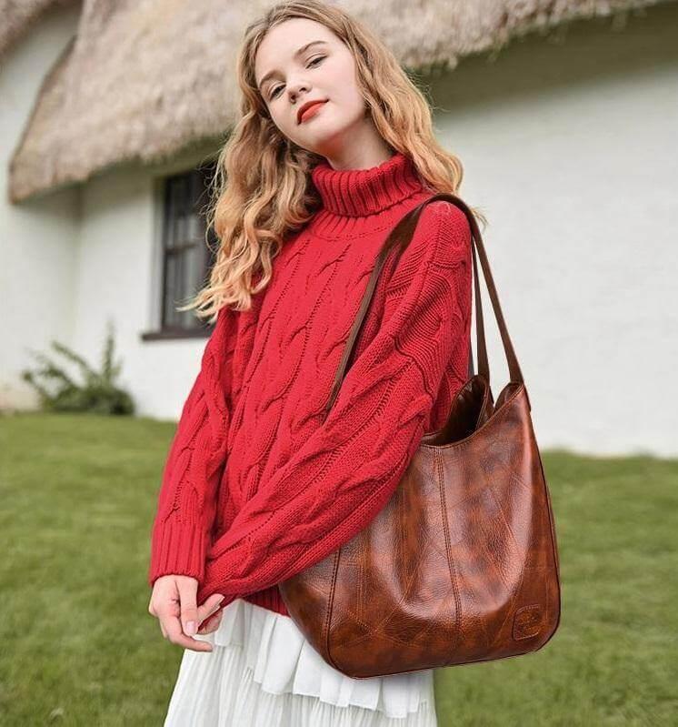 Bolsa Feminina em Couro Nobre - PureLuxo