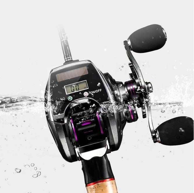 Carretilha Elétrica BEARKING - Drag de 10KG - Display Digital