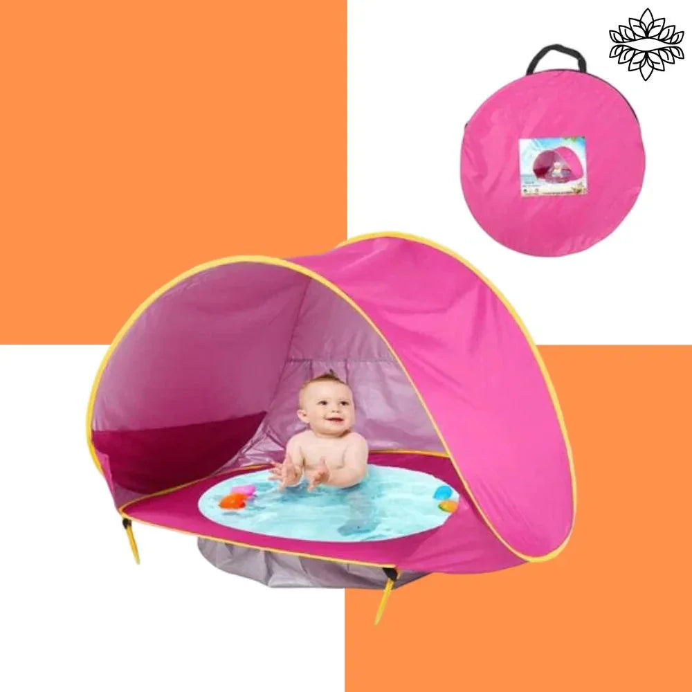 Barraca de Praia para Bebe com Piscina - Proteção UV