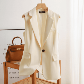 Blazer Feminino Sem Mangas - Modernidade e Luxo 
