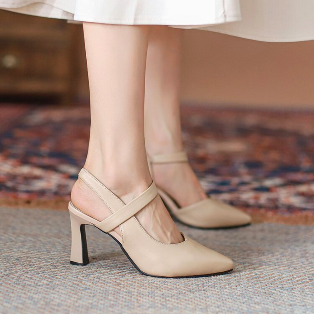 Scarpin Ortopédico Premium Nobre - Salto Bloco Confortável