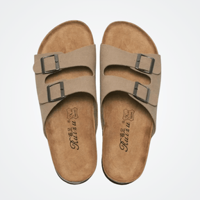 Sandália Birken Masculina de Couro Arizona