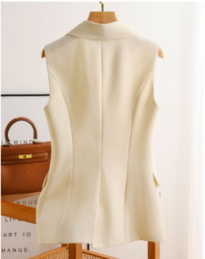 Blazer Feminino Sem Mangas - Modernidade e Luxo 