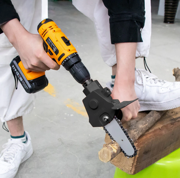 Serra Adaptadora - Transforme Sua Furadeira Em Motoserra 