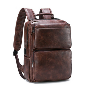 Mochila Masculina em Couro Nobre - Caspian Bag
