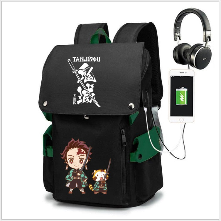 Mochila Escolar Demon Slayer