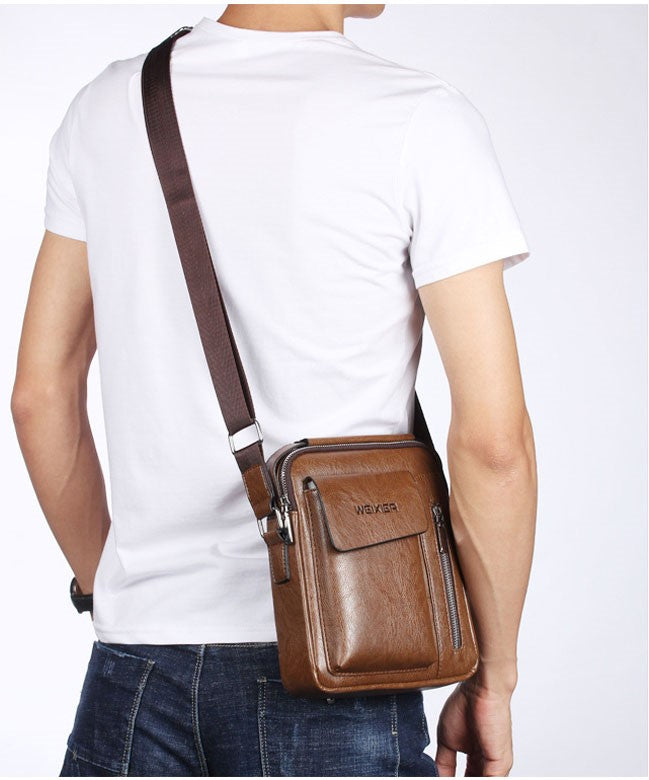 Bolsa Masculina Couro 