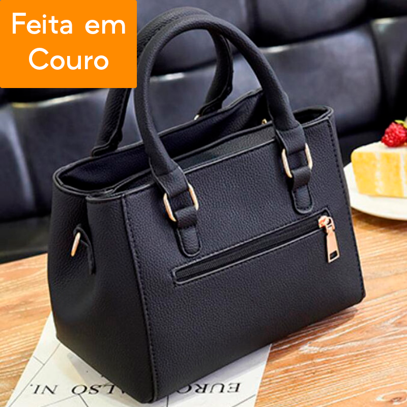 Bolsa– em Couro Nobre