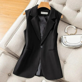 Blazer Feminino Sem Mangas - Modernidade e Luxo 