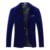 Blazer Masculino Aveludado De Luxo 