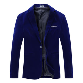 Blazer Masculino Aveludado De Luxo 