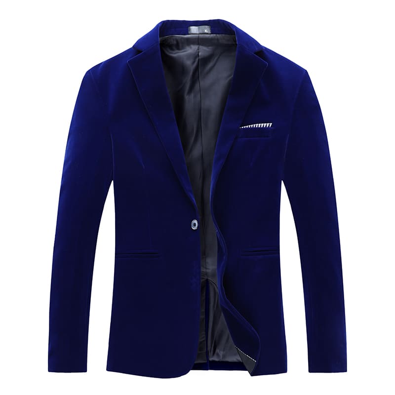 Blazer Masculino Aveludado De Luxo 