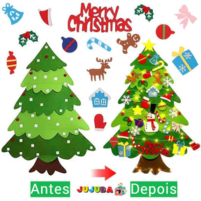 Árvore de Natal Criativa Montessori