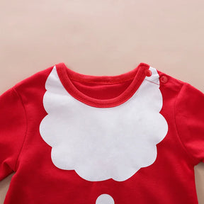 Roupa Papai Noel Bebê 03-18m