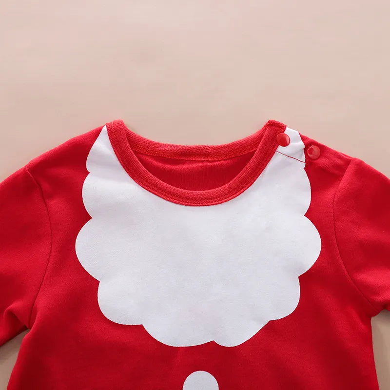 Roupa Papai Noel Bebê 03-18m