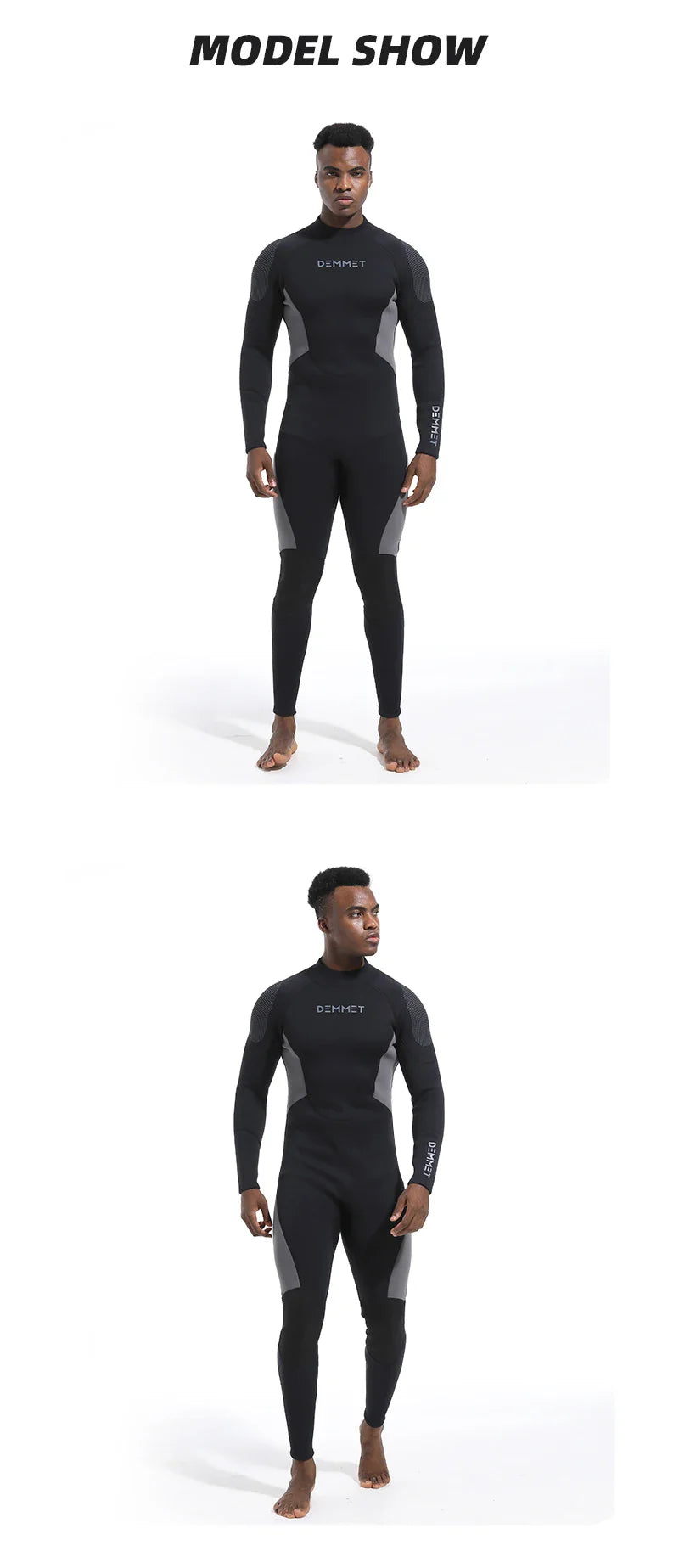 Roupa De Mergulho Masculino e Feminina Wetsuit 1.5MM/3MM