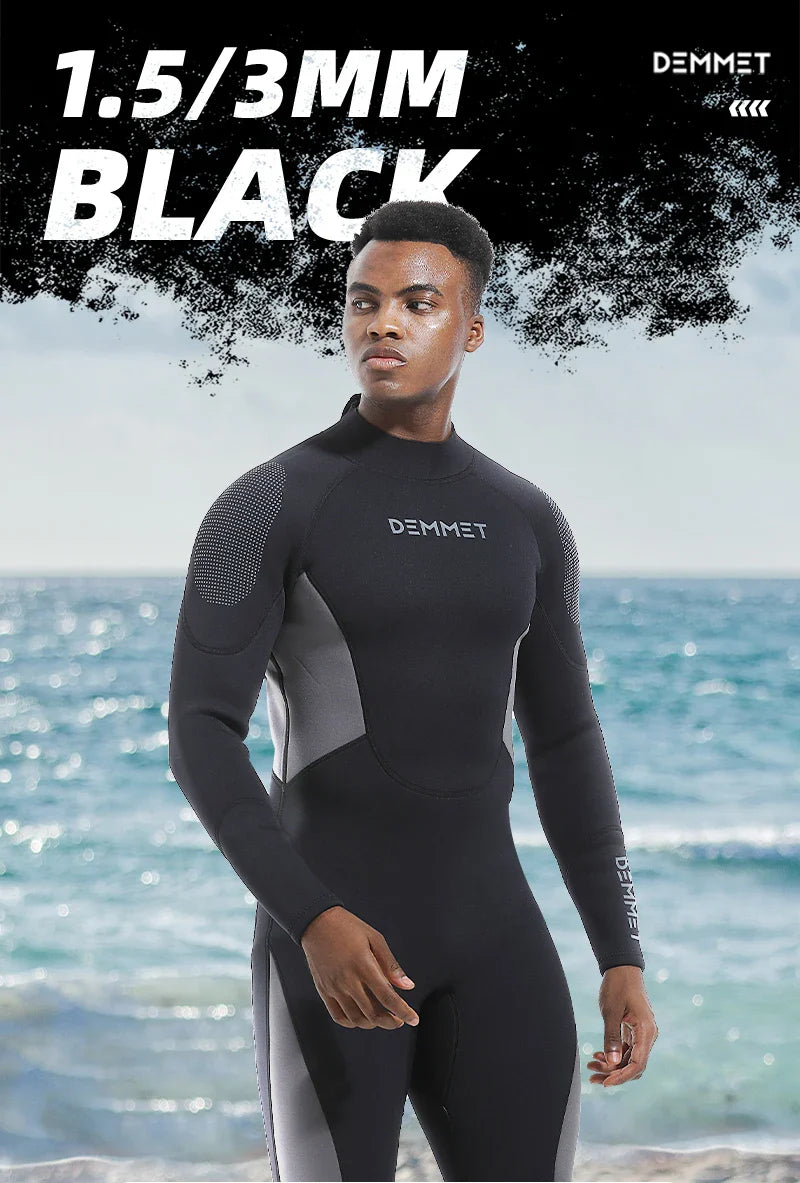 Roupa De Mergulho Masculino e Feminina Wetsuit 1.5MM/3MM