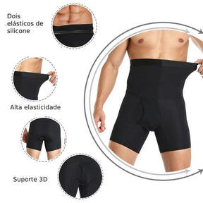 Bermuda Masculina de Compressão Emagrecedora Premium 4FIT 