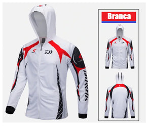 Camisa de Pesca Com Proteção UV e Secagem Rápida