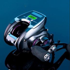 Carretilha Elétrica BEARKING - Drag de 10KG - Display Digital