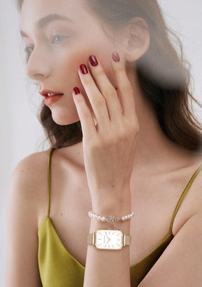 Relógio Feminino Quadrado Aurora