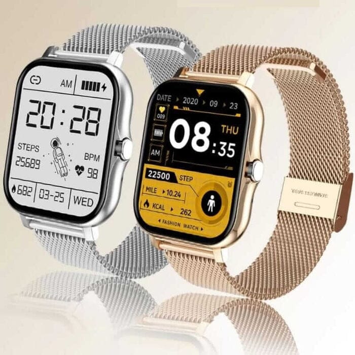 SmartWatch Multifuncional Premium e 4 Pulseiras Extras 