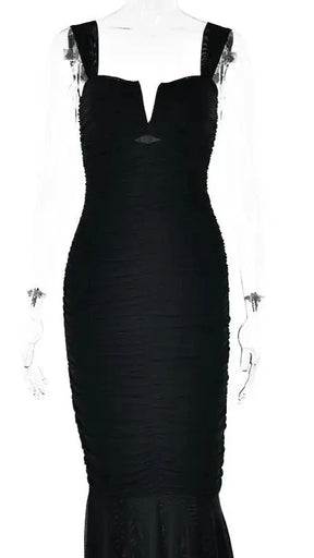 Vestido Midi Drapeado